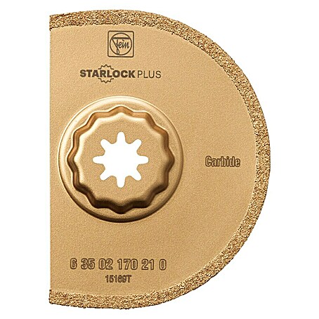 Fein Starlock Plus Hartmetall-Segmentsägeblatt (Durchmesser: 90 mm, Sägeblattstärke: 1,2 mm)