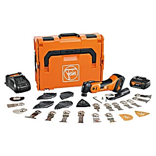 Fein AMPShare 18V Multiherramienta de batería AMM 700 Max (18 V, 2 baterías, 4 Ah, Número de oscilaciones marcha en vacío: 10.000 /min - 19.500 /min)