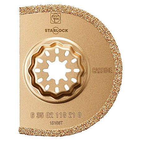 Fein Starlock Hartmetall-Segmentsägeblatt (Durchmesser: 75 mm, Sägeblattstärke: 2,2 mm)