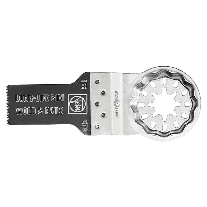 Fein Starlock Sägeblatt Long-Life - 34 x 20 mm, 1 Stk. - Fein Oszillationssägeblatt für Holz und Nägel, langlebig, mit Starlock-Aufnahme für schnellen Werkzeugwechsel.
