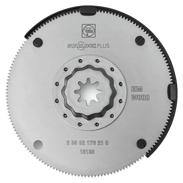 Fein Starlock Plus HSS-Sägeblatt - Geeignet für: Holz, Durchmesser: 100 mm, Sägeblattstärke: 0,8 mm - BIM Holzsägeblatt mit Starlock Plus Aufnahme. Ideal für präzise Holzschnitte, bietet es hohe Leistung und lange Lebensdauer.