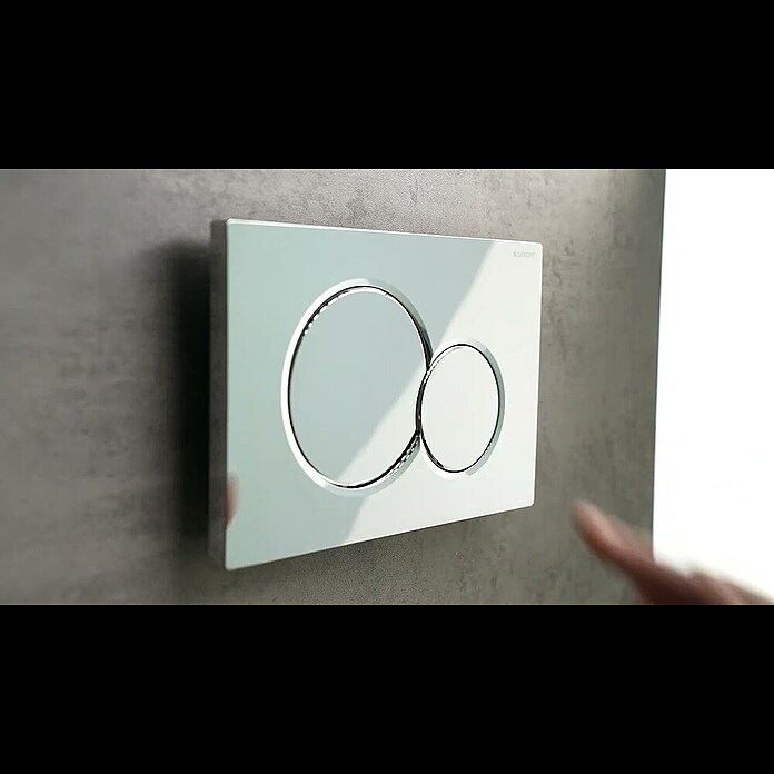 Geberit Betätigungsplatte Sigma 01 - 115.770.21.5 (Chrom Hochglanz, 2-Mengen-Spülung) | BAUHAUS