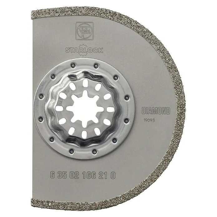 Fein Starlock Plus Diamant-Segmentsägeblatt - Durchmesser: 90 mm, Sägeblattstärke: 2,2 mm - Fein Starlock Diamantsägeblatt für präzise Schnitte in harten Materialien.