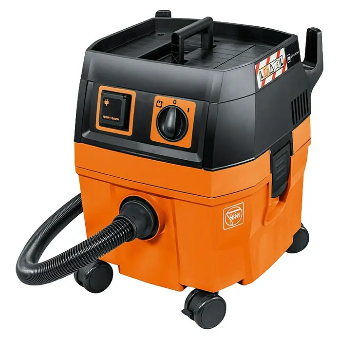 Fein Elektro-Nass- & Trockensauger Dustex 25 l - 1.200 W, Behältervolumen: 22 l - Fein Industriesauger für Nass- und Trockenreinigung mit robustem Gehäuse und hoher Saugleistung. Ideal für Werkstatt und Baustelle.