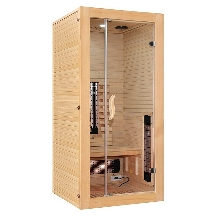 Sanotechnik IR kabina Malmö 1  (1.300 W, 90 x 90 x 190 cm, Primerno za: 1 oseba) | IR savne | Kopalnica in sanitarije | Izdelki | BAUHAUS