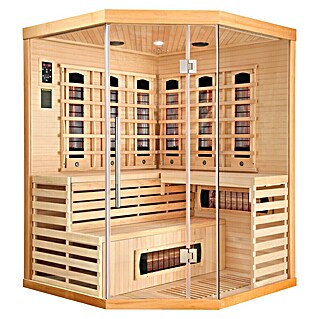 Sanotechnik Infrarotkabine Deluxe (L x B x H: 150 x 150 x 200 cm, 8 Infrarotstrahler)