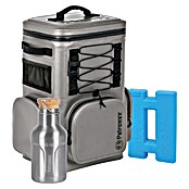 Petromax Kühlrucksack mit Akku & Iso-Flasche (17 l, Grau, L x B x H: 37,5 x 31 x 51,5 cm) | BAUHAUS