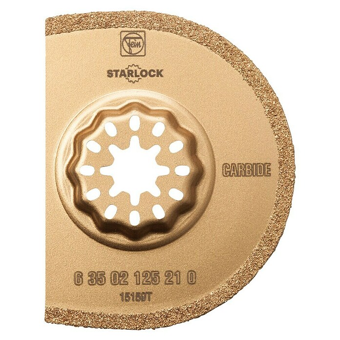 Fein Starlock Hartmetall-Segmentsägeblatt (Durchmesser: 75 mm, Sägeblattstärke: 1,2 mm)
