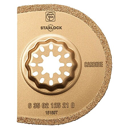 Fein Starlock Hartmetall-Segmentsägeblatt (Durchmesser: 75 mm, Sägeblattstärke: 1,2 mm)