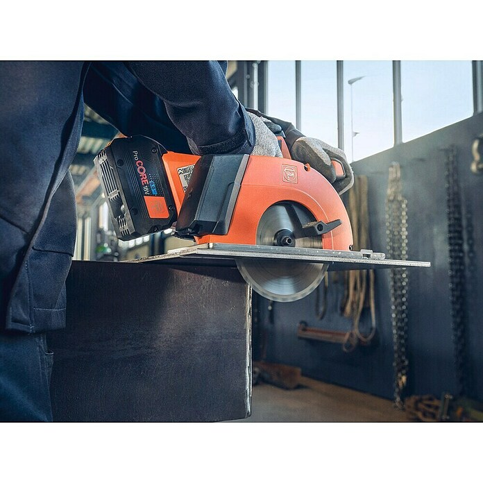 Fein AMPShare 18V Sierra circular de batería F-IRON Cut 57 AS (18 V, Sin batería, Diámetro hoja de sierra: 150 mm, 1.300 r.p.m. - 2.800 r.p.m.) | BAUHAUS