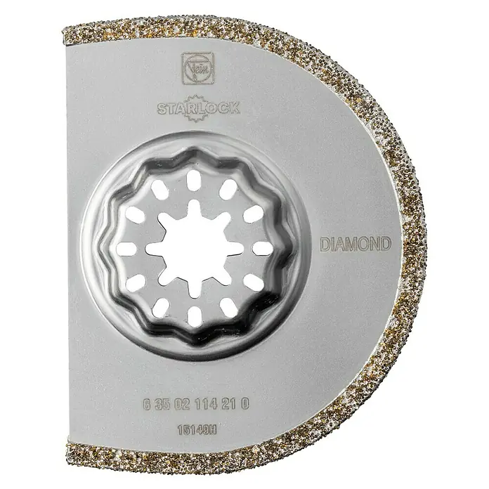 Fein Starlock Diamant-Sägeblatt - 75 mm, Sägeblattstärke: 2,2 mm - Das Diamant-Sägeblatt für präzise Schnitte. Geeignet für verschiedenste Materialien mit dem Starlock-System für schnellen Werkzeugwechsel.