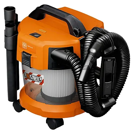 Fein AMPShare 18V Aspirador en seco y húmedo de batería ABS 18-10 AS