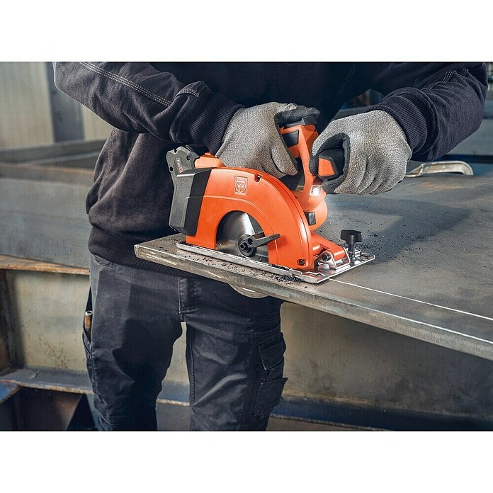 Fein AMPShare 18V Sierra circular de batería F-IRON Cut 57 AS (18 V, Sin batería, Diámetro hoja de sierra: 150 mm, 1.300 r.p.m. - 2.800 r.p.m.) | BAUHAUS