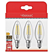 Voltolux Set LED sijalk  (E14, Ni mogoče zatemniti, Toplo bela, 470 lm, 7 W, 3 kos, Sveča) | LED luči | Svetlila | Elektro in svetila | Izdelki | BAUHAUS