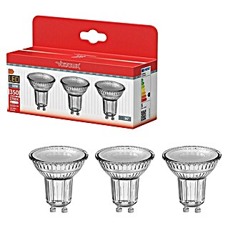 Voltolux Set LED žarulja (GU10, Bez prigušivanja, Topla bijela, 350 lm, 4,3 W, 3 Kom.)