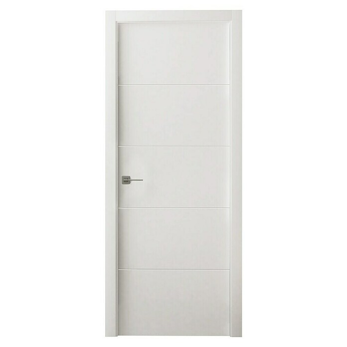 Pack puerta de interior reversible (82,5 x 203 cm, Izquierda/Derecha, Blanco, Maciza, Reversible) | BAUHAUS