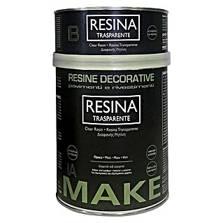 Fleur Resina epoxi Transparente (Transparente, 750 ml, Mate)