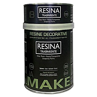 Fleur Resina epoxi Transparente (Transparente, 750 ml, Satinado)