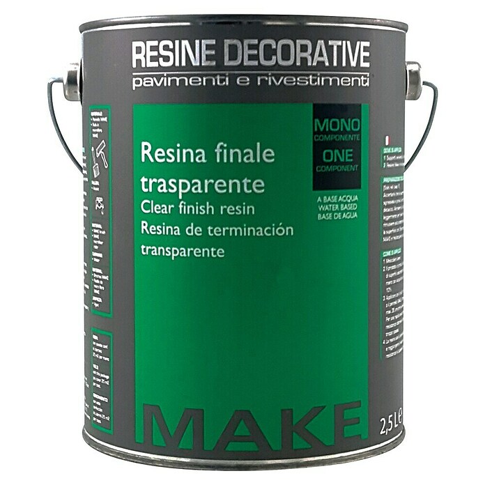 Fleur Sellador de resina para terminación (Transparente, Brillante, 2,5 l) | BAUHAUS