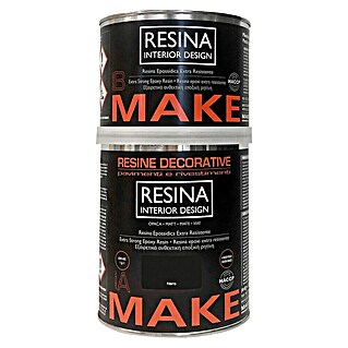 Fleur Resina epoxi Interior Design (Negro, 750 ml)
