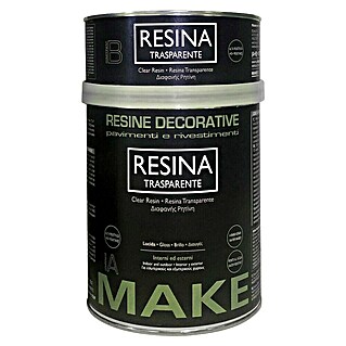 Fleur Resina epoxi Transparente (Transparente, 750 ml, Brillante)