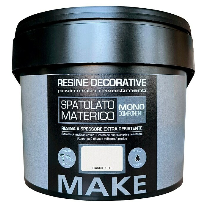 Fleur Resina sintética de color decorativa Materica en pasta (Blanco puro, 2 l, Mate) | BAUHAUS