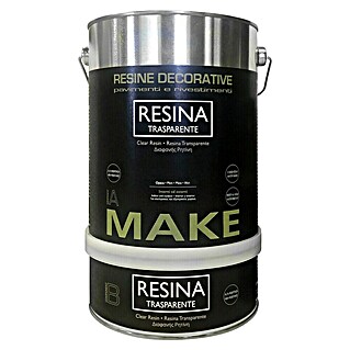 Fleur Resina epoxi Transparente (Transparente, 2 l, Mate)