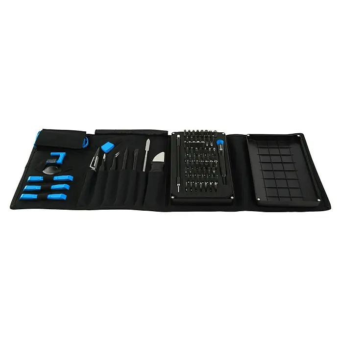 iFixit Set de herramientas Pro Tech - 84 pzs. - El iFixit Pro Tech Toolkit, un conjunto completo de reparación de electrónica con herramientas para diversos dispositivos. Kit de alta calidad.