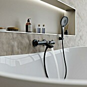 Camargue Badewannenarmatur Zapo (Ausladung Armatur: 165 mm, Schwarz, Matt) | BAUHAUS