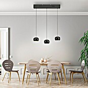 Just Light Lámpara colgante LED Vidrio (15 W, L x An x Al: 10 x 60 x 220 cm, Negro) | BAUHAUS