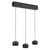 Just Light Lámpara colgante LED Vidrio (15 W, L x An x Al: 10 x 60 x 220 cm, Negro) | BAUHAUS