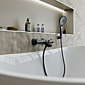 Camargue Badewannenarmatur Zapo (Ausladung Armatur: 165 mm, Schwarz, Matt) | BAUHAUS