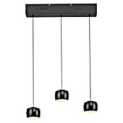 Just Light Lámpara colgante LED Vidrio (15 W, L x An x Al: 10 x 60 x 220 cm, Negro) | BAUHAUS