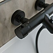 Camargue Badewannenarmatur Zapo (Ausladung Armatur: 165 mm, Schwarz, Matt) | BAUHAUS