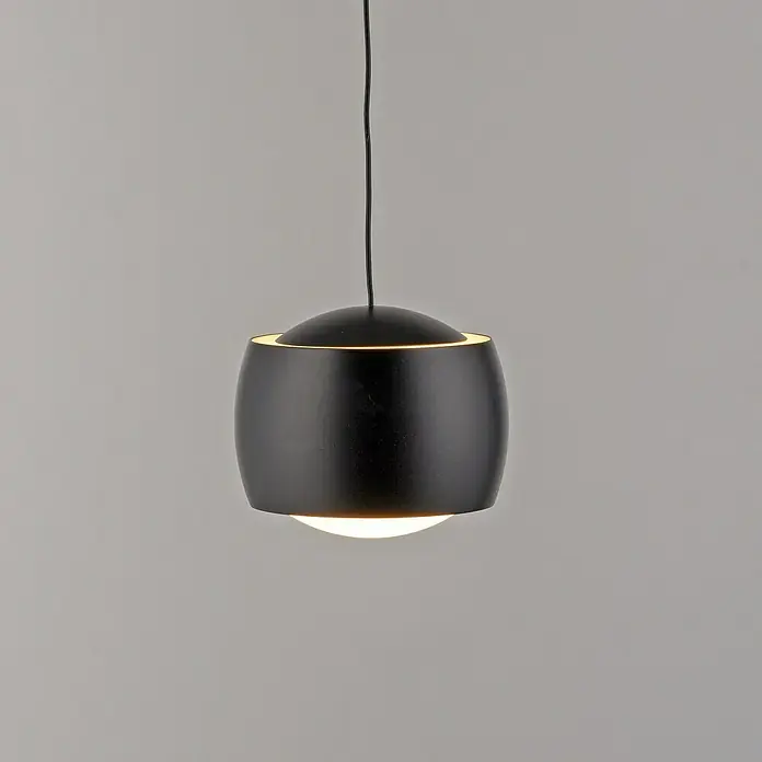 Just Light LED-Pendelleuchte Ballini - 15 W, L x B x H: 10 x 60 x 220 cm, Schwarz - Schwarze Pendelleuchte mit warmem Licht, ideal für moderne Innenräume. Elegantes Design für stilvolle Beleuchtung.