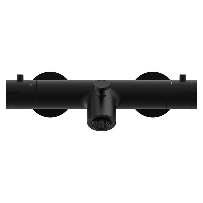 Camargue Badewannenarmatur Zapo (Ausladung Armatur: 165 mm, Schwarz, Matt) | BAUHAUS