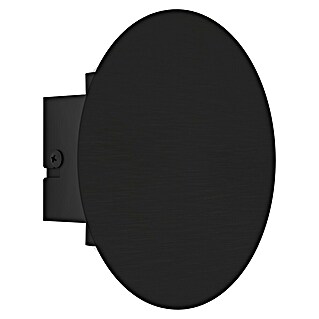Eglo Talamello Aplique de pared LED redondo (4 W, Ø x Al: 15 x 4 cm, Negro, Blanco cálido)