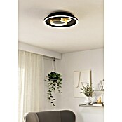 Eglo Plafón LED redondo para pared y techo Triolo (21,2 W, Ø x Al: 38 cm x 6 mm, Negro/Oro, Blanco cálido) | BAUHAUS
