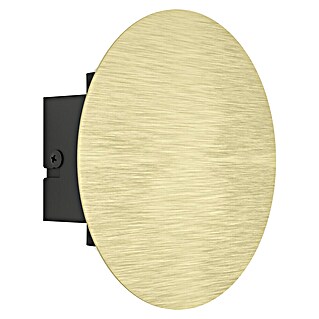 Eglo Talamello Aplique de pared LED redondo (4 W, Ø x Al: 15 x 4 cm, Oro, Blanco cálido)