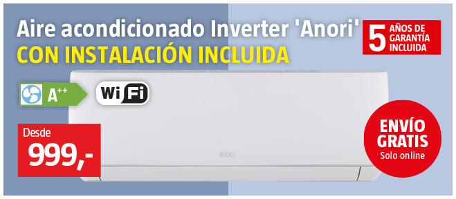 Aire acondicionado con instalación