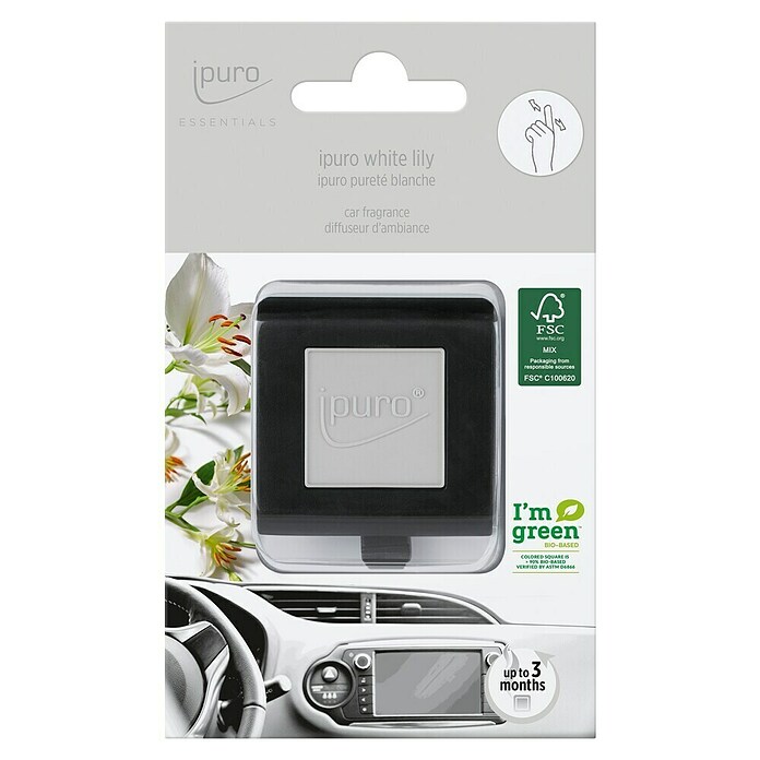 Ipuro Essentials Autoduft (White Lily, Geeignet für: Lüftungslamellen) | BAUHAUS