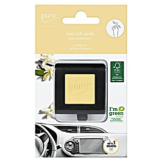 Ipuro Essentials Autoduft (Soft Vanilla, Geeignet für: Lüftungslamellen)