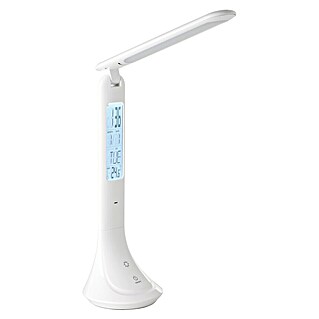 Eglo Lámpara de sobremesa LED Coluccia (10 W, L x An x Al: 19 x 12,5 x 26 cm, Blanco, Blanco neutro)
