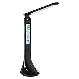 Eglo Lámpara de sobremesa LED Coluccia (10 W, L x An x Al: 19 x 12,5 x 26 cm, Negro, Blanco neutro)