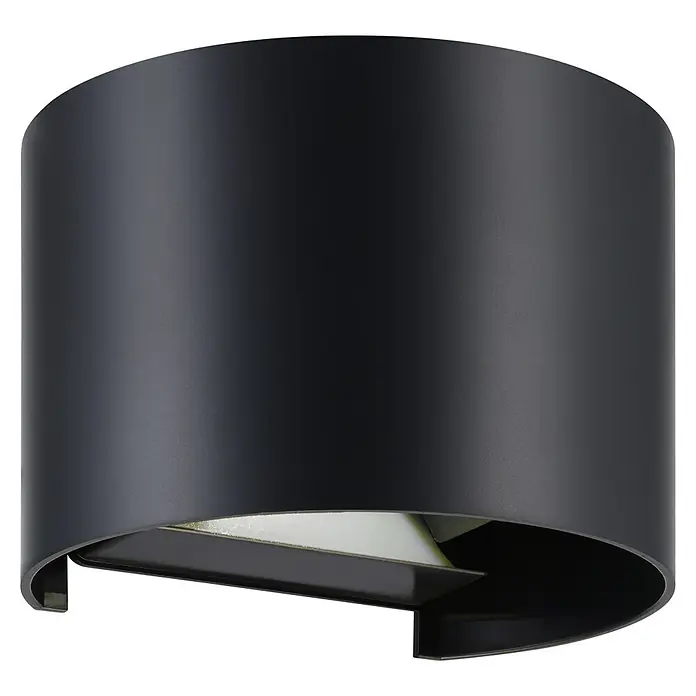 Eglo Aplique exterior LED Barcarola-E - 21,3 W, 13 x 11 x 10 cm, Negro, IP44 - Lámpara de pared negra moderna para interiores, ideal como iluminación elegante. Su diseño minimalista se adapta a cualquier ambiente.