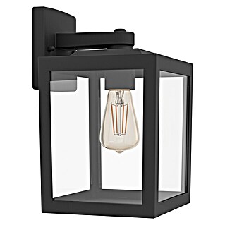 Eglo Aplique exterior Olgiata-E (60 W, 17 x 17 x 25 cm, Negro, IP44)