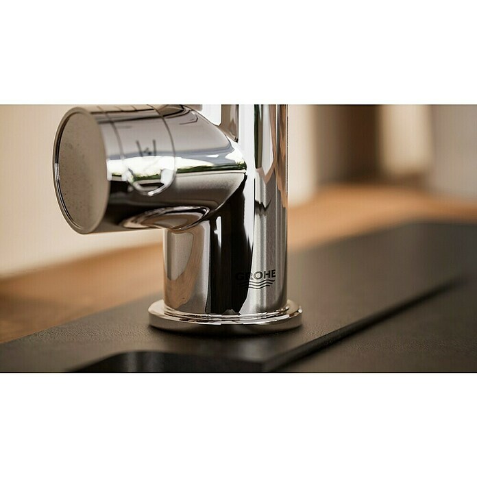 Grohe Spültischarmatur Blue Home Mono (Höhe: 37,9 cm, C-Auslauf, Chrom, Glänzend, Schwenkbar) | BAUHAUS