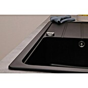 Respekta Einbauspüle Austin (100 x 50 cm, Schwarz, Anzahl Becken: 1 Stk.) | BAUHAUS