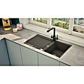 Respekta Einbauspüle Austin (86 x 50 cm, Schwarz, Anzahl Becken: 1 Stk.) | BAUHAUS