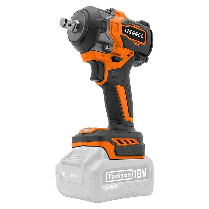 Toolson PRO Llave de impacto de batería IWB (18 V, Sin batería, 550 Nm) | BAUHAUS